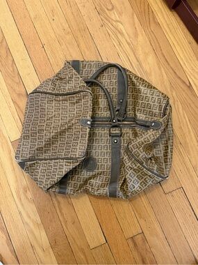 Fendi Brown Monogram Duffel Bag
